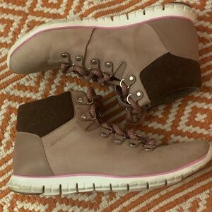 Cole Haan Women's Zerogrand Mauve Hiker Boots